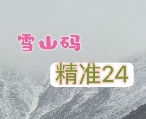 096期期雪山精选24码-澳门国际